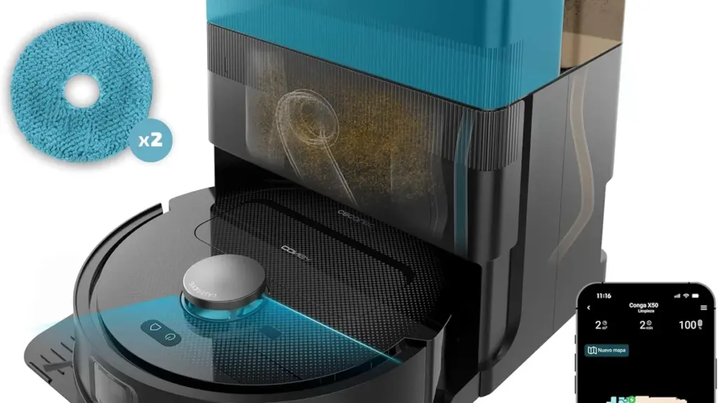 Cecotec Conga X50 mit Absaugstation im Test 2025: Warum dieser Saug-Wischroboter die Bodenreinigung revolutioniert